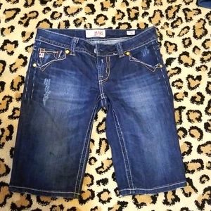 MEK jean Bermuda shorts sz 25